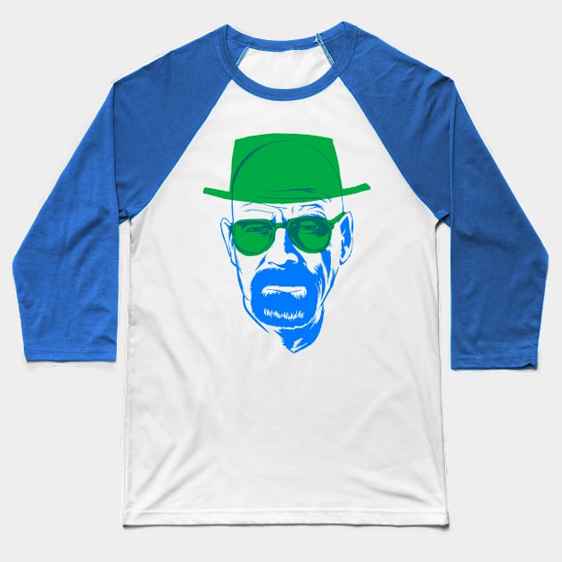 Heisenberg Baseball T-Shirt by juanotron